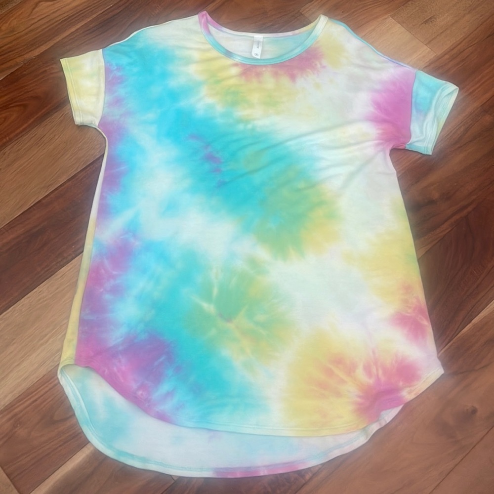 Tie dye tunic top